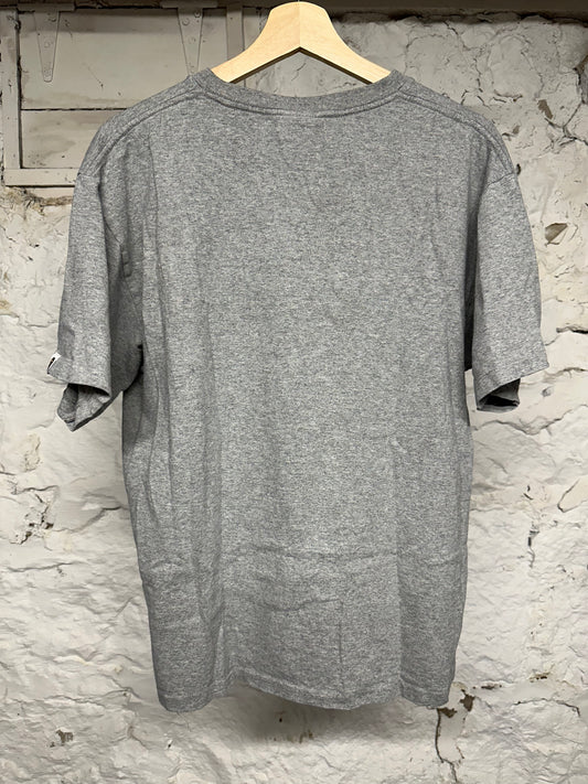 Bape College Logo T-shirt Gray Sz L