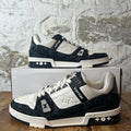 Louis Vuitton Black White Trainer Sneaker Sz 10 (8.5LV)