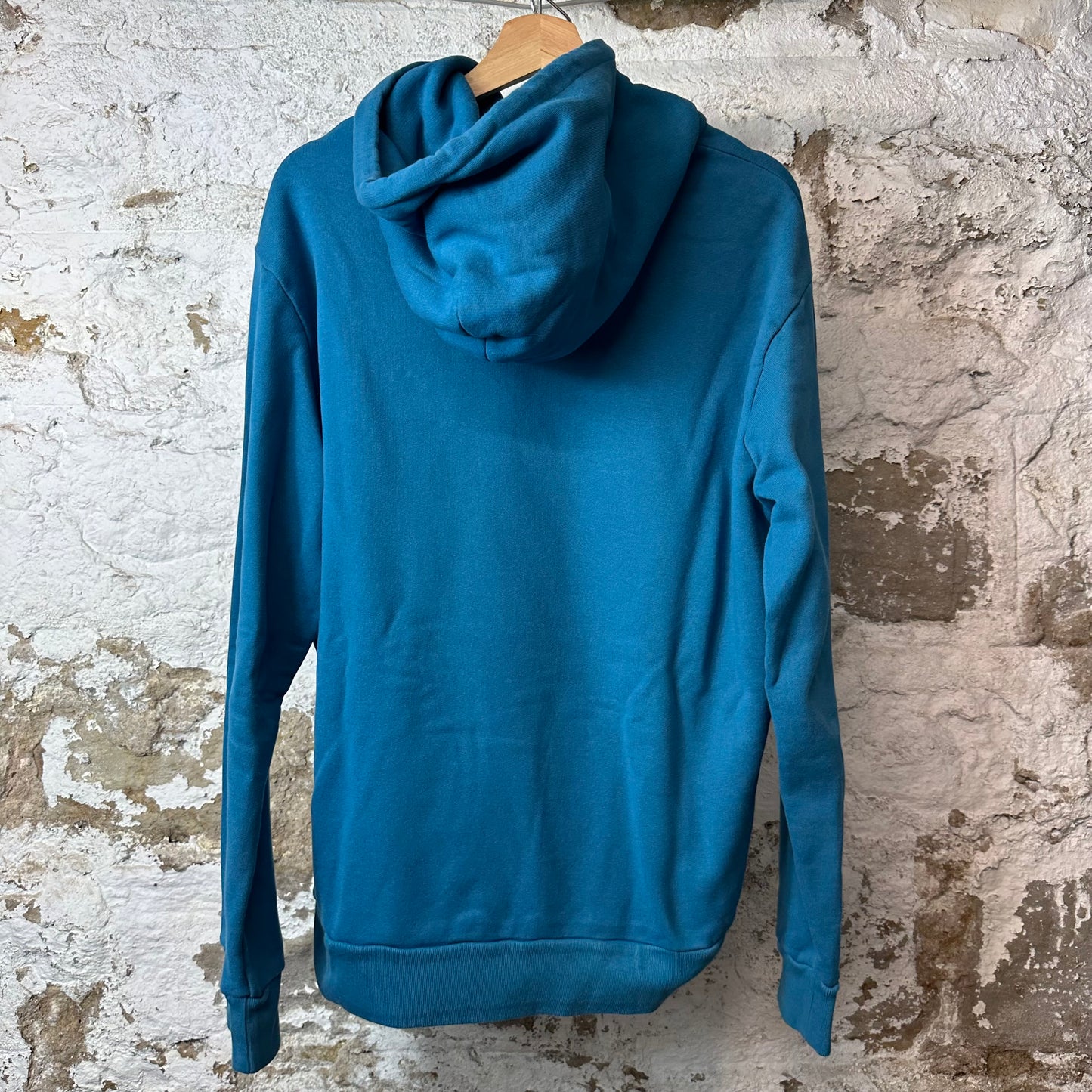 Louis Vuitton Pin Logo Embroidered Hoodie Blue Sz XL