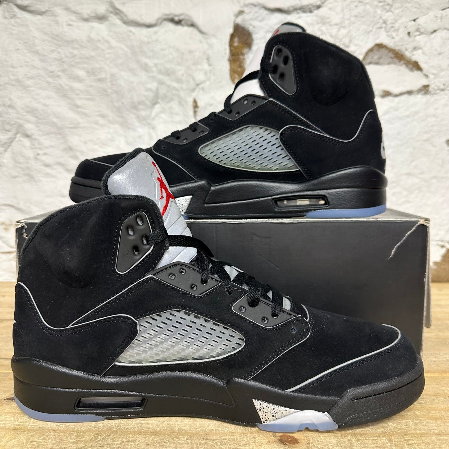 Air Jordan 5 Black Metallic Sz 11 DS