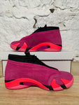 Air Jordan 14 Low Shocking Pink Sz 8 (9.5W)