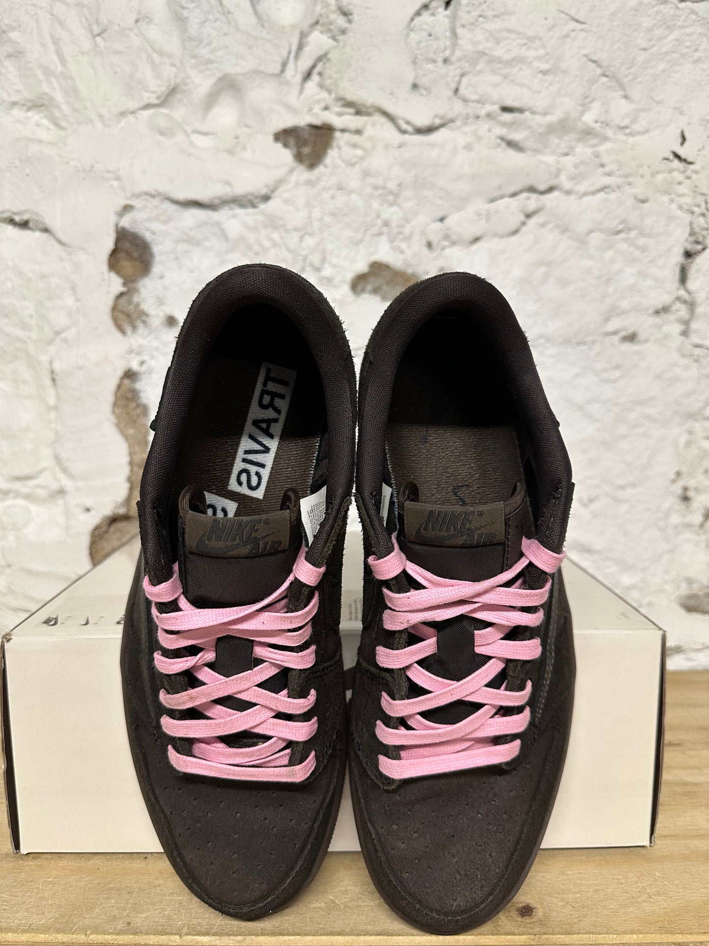 Air Jordan 1 Low Travis Scott Velvet Brown Sz 9.5