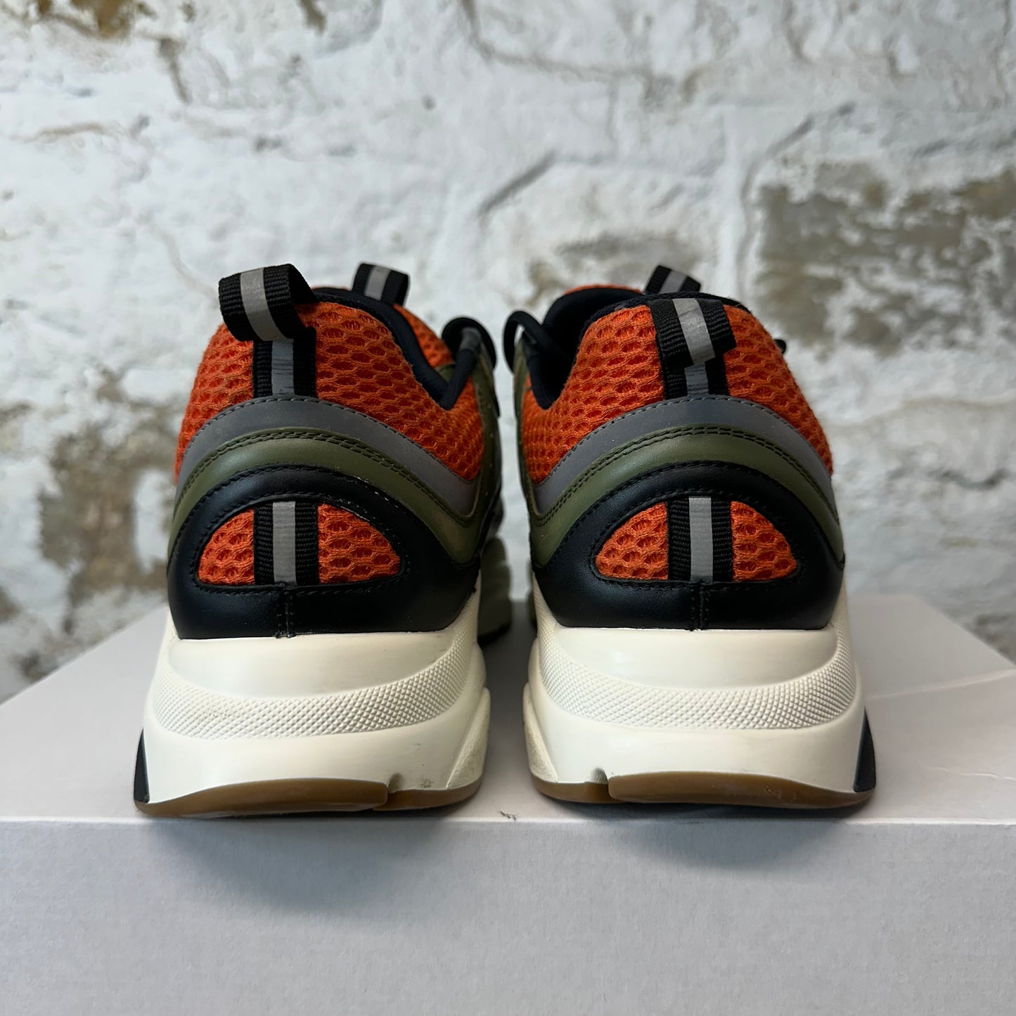 Dior B22 Orange Green White Sneaker Sz 10 (43)