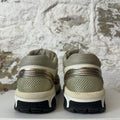Chanel CC Ivory Silver Trainer Sneaker Sz 5.5 (37.5) No Box