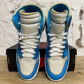 Air Jordan 1 High Off-White University Blue Sz 11.5