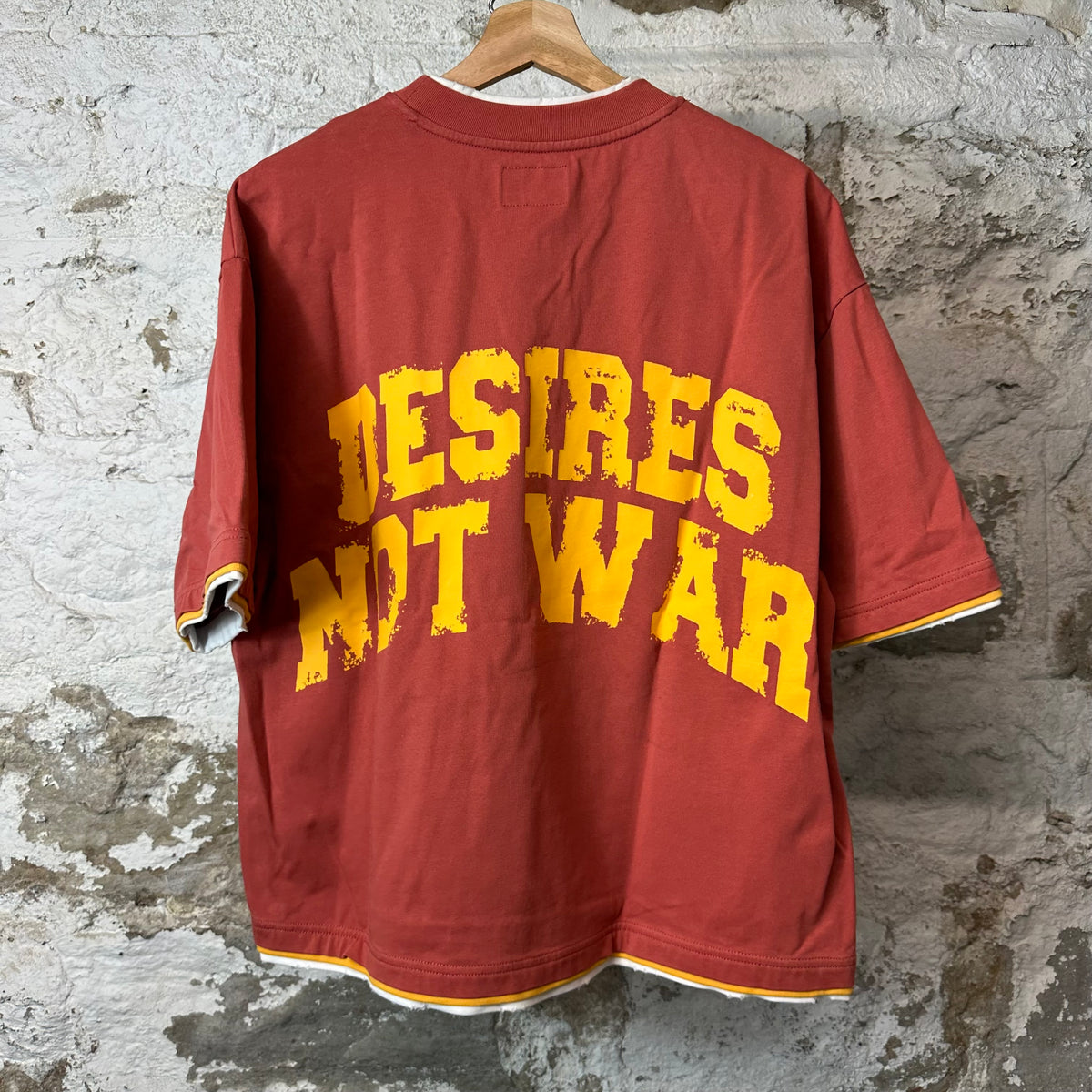 Bottega Desires War Red T-Shirt Sz M