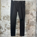 Amiri Knee Hole Black Denim Jeans Sz 38