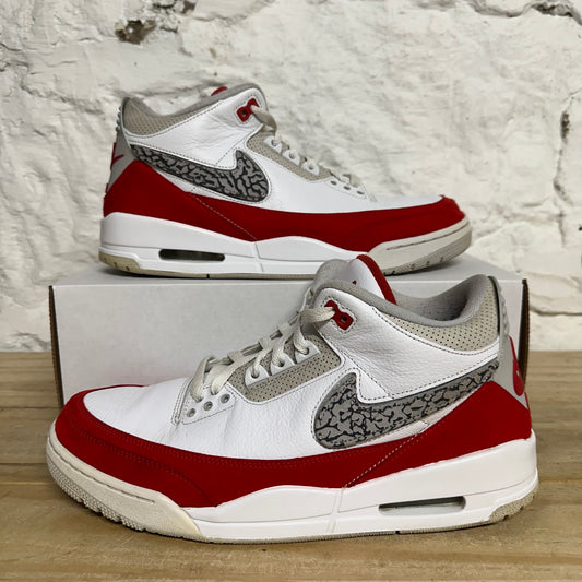 Air Jordan 3 Tinker Red Sz 12