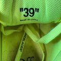 Off-White Out Of Office Yellow White Sneaker Sz 6.5 (39)