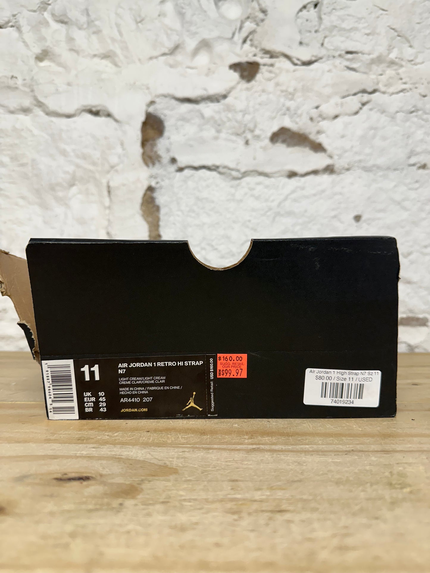 Air Jordan 1 High Strap N7 Sz 11