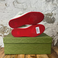 Gucci Basket White Demetra Red Sneaker Sz 4.5 (36)