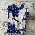 Louis Vuitton Blue Bandana Dyed T-shirt White Sz S