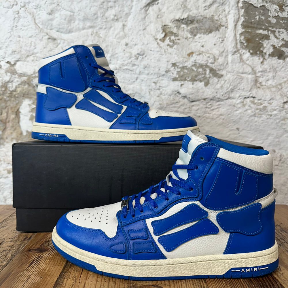 Amiri High Blue Skeleton White Blue Sneaker Sz 11 (44)