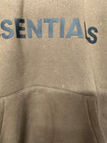 Fear of God Essentials Brown Chest Logo Hoodie Sz XS