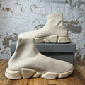 Balenciaga Sock Runner Light Beige Graffiti Sneaker DS