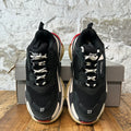 Balenciaga Triple S Black White Red Sneaker Sz 5 (37)