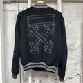 Off-White 3D Diagonals Wool Jacket Black Sz L