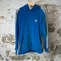 Needles Blue Velour Track Hoodie Sz M