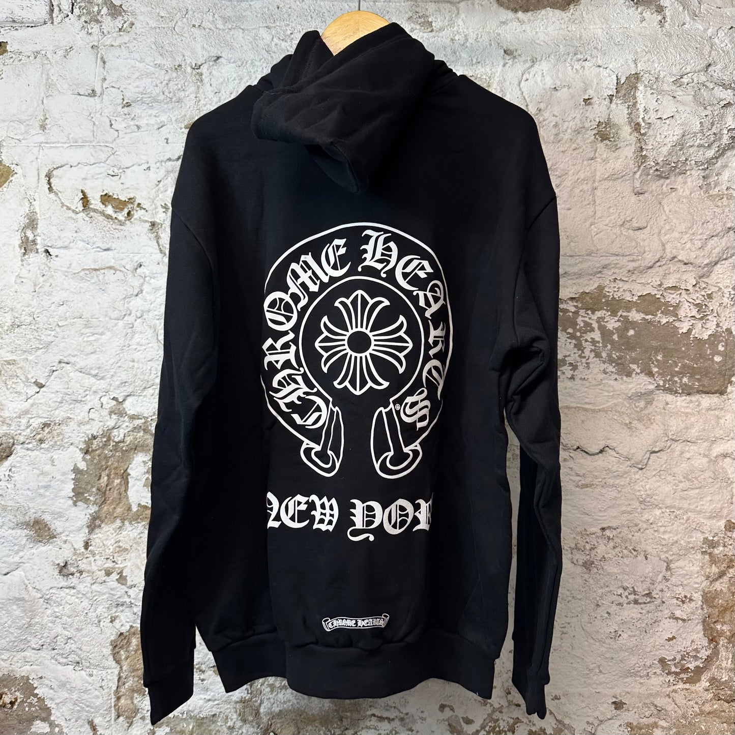 Chrome Hearts Horseshoe NY Hoodie Black Sz XL DS