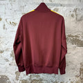 Palm Angels Burgundy Track Jacket Sz M
