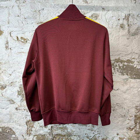 Palm Angels Burgundy Track Jacket Sz M