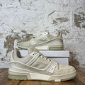 Louis Vuitton Beige Monogram Trainer Sneaker Sz 12 (10.5LV)