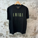 Amiri Green Spell Black T-shirt Sz S DS