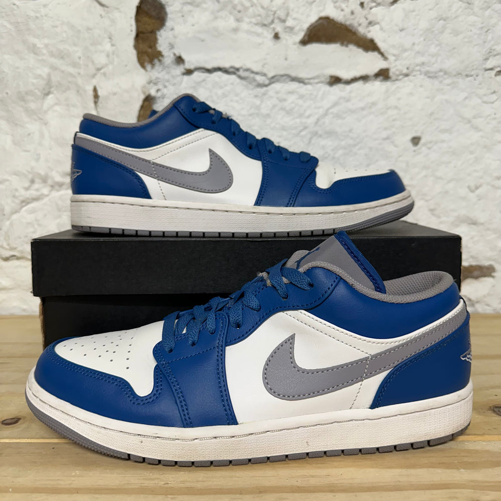 Air Jordan 1 Low True Blue Sz 10
