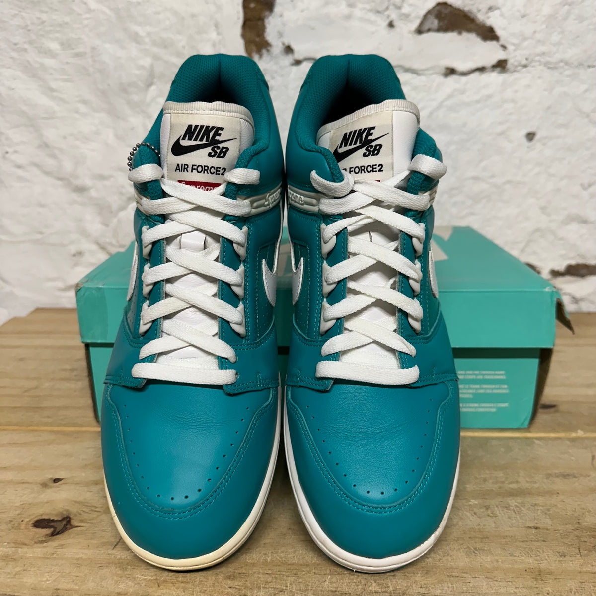 Nike SB Supreme Air Force 2 Low Blue Sz 10.5