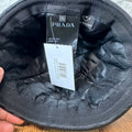 Prada Renylon Padded Black Beanie Sz XL