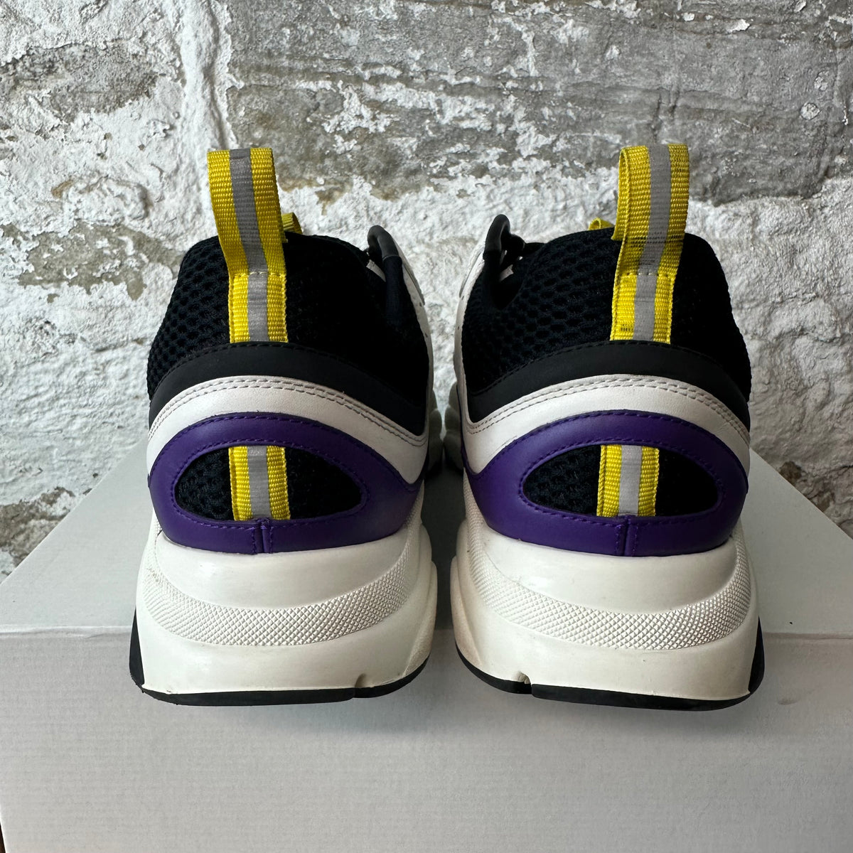 Dior B22 White Black Purple Sneaker Sz 13 (46)