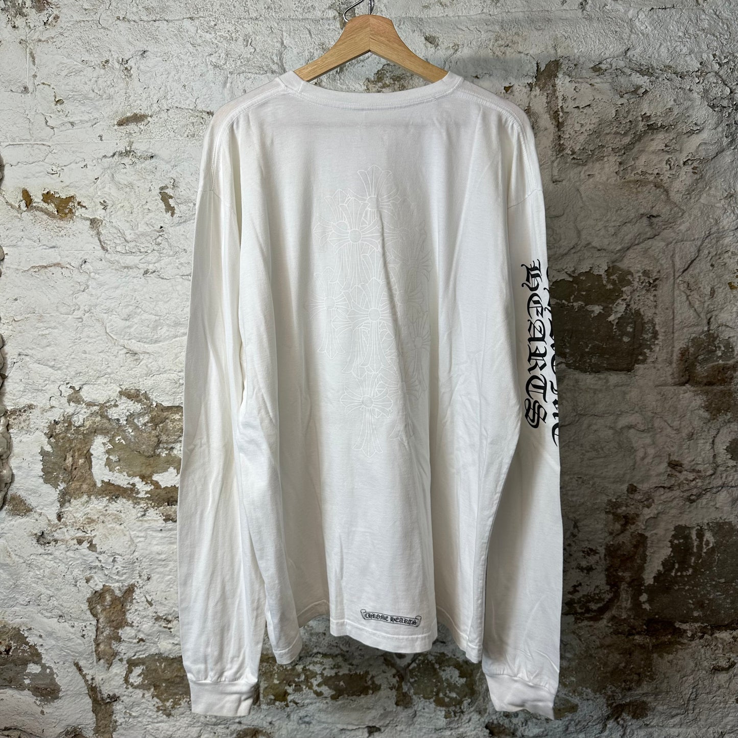 Chrome Hearts Cemetery White Long Sleeve Sz XXL
