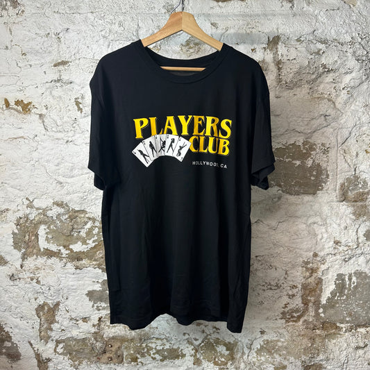 Amiri Players Club Black T-Shirt Sz M