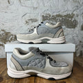Chanel Black CC Triple Grey Trainer Sneaker Sz 7.5 (40.5)