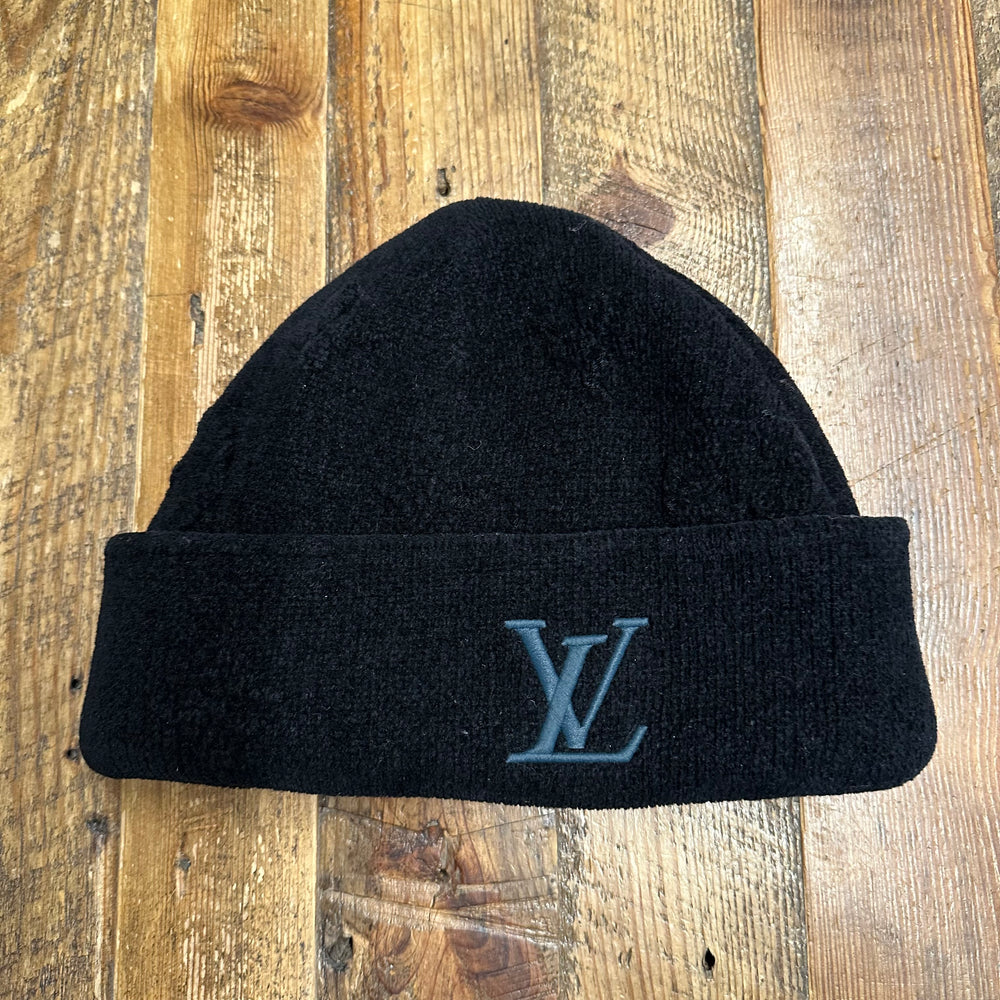 Louis Vuitton Crush Monogram Black Beanie