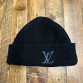 Louis Vuitton Crush Monogram Black Beanie