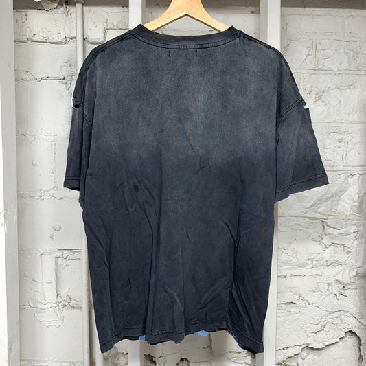 Vale Spraypaint Black T-Shirt Sz S