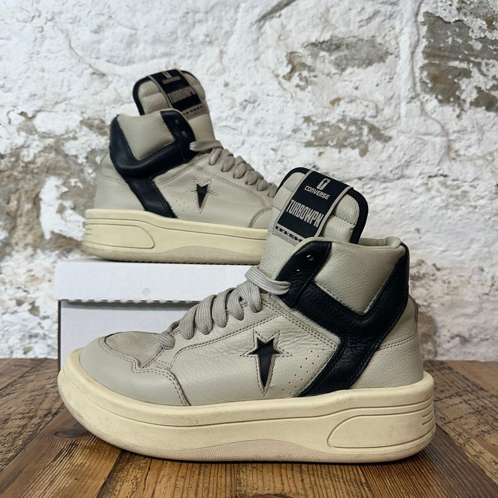 Rick Owens High TurboWPN Grey Milk Sneaker Sz 8.5