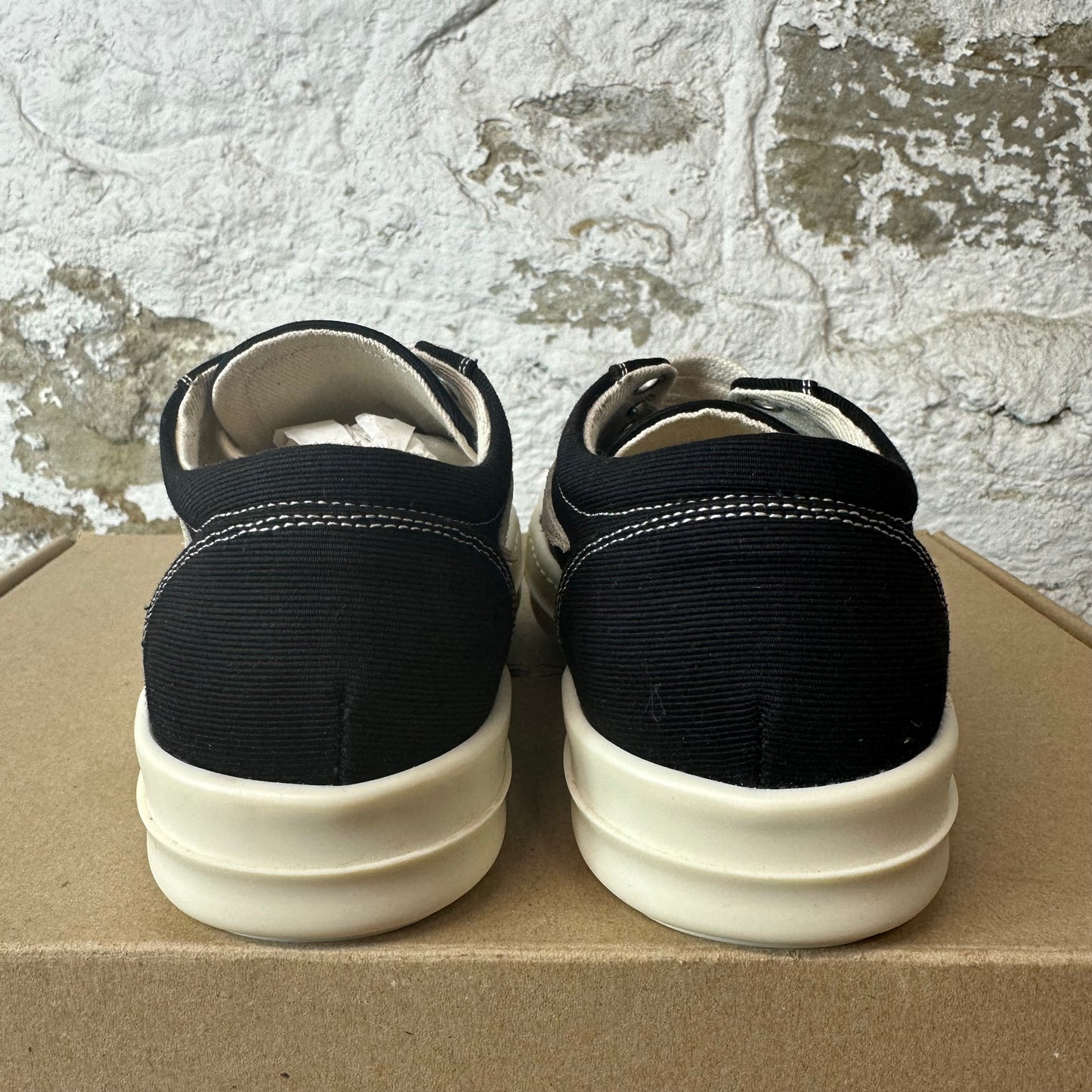 Rick Owens Vintage Black Milk Sneaker Sz 4 (35) DS