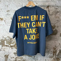 Bottega Desires Fuck Em Blue T-Shirt Sz L