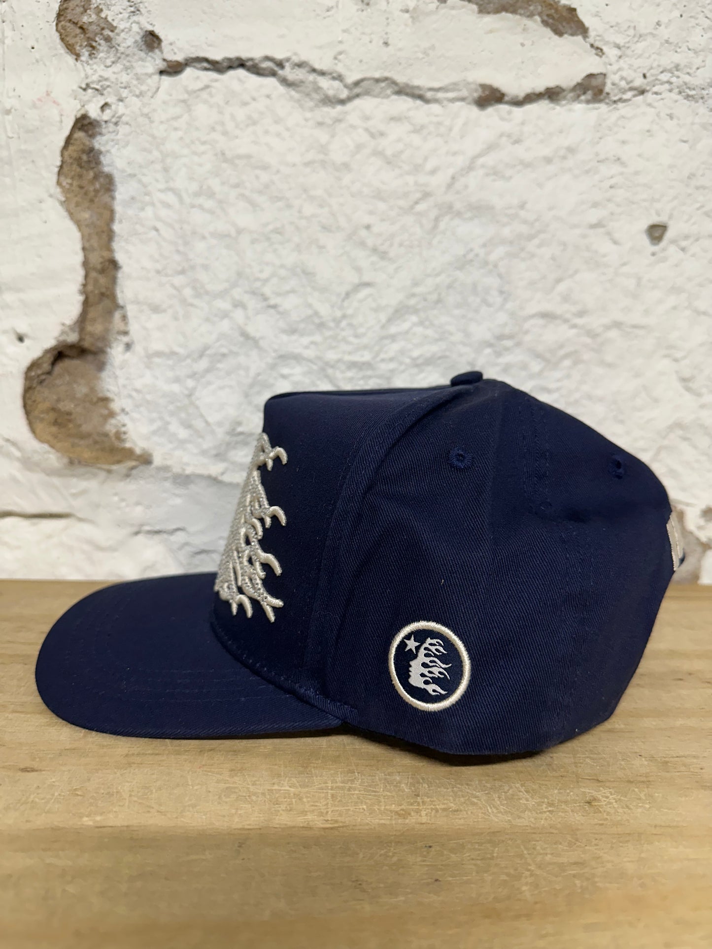 Hellstar NY Yankees Navy Rhinestone Snapback Hat DS