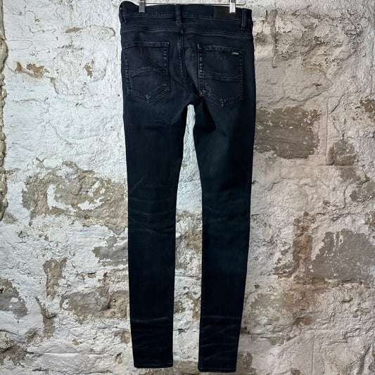 Amiri MX1 Brown Paisley Black Denim Jeans Sz 29