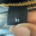 Amiri Distressed Plain Blue Denim Jeans Sz 31