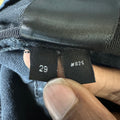 Amiri MX1 Crystal Patch Black Denim Jeans Sz 29