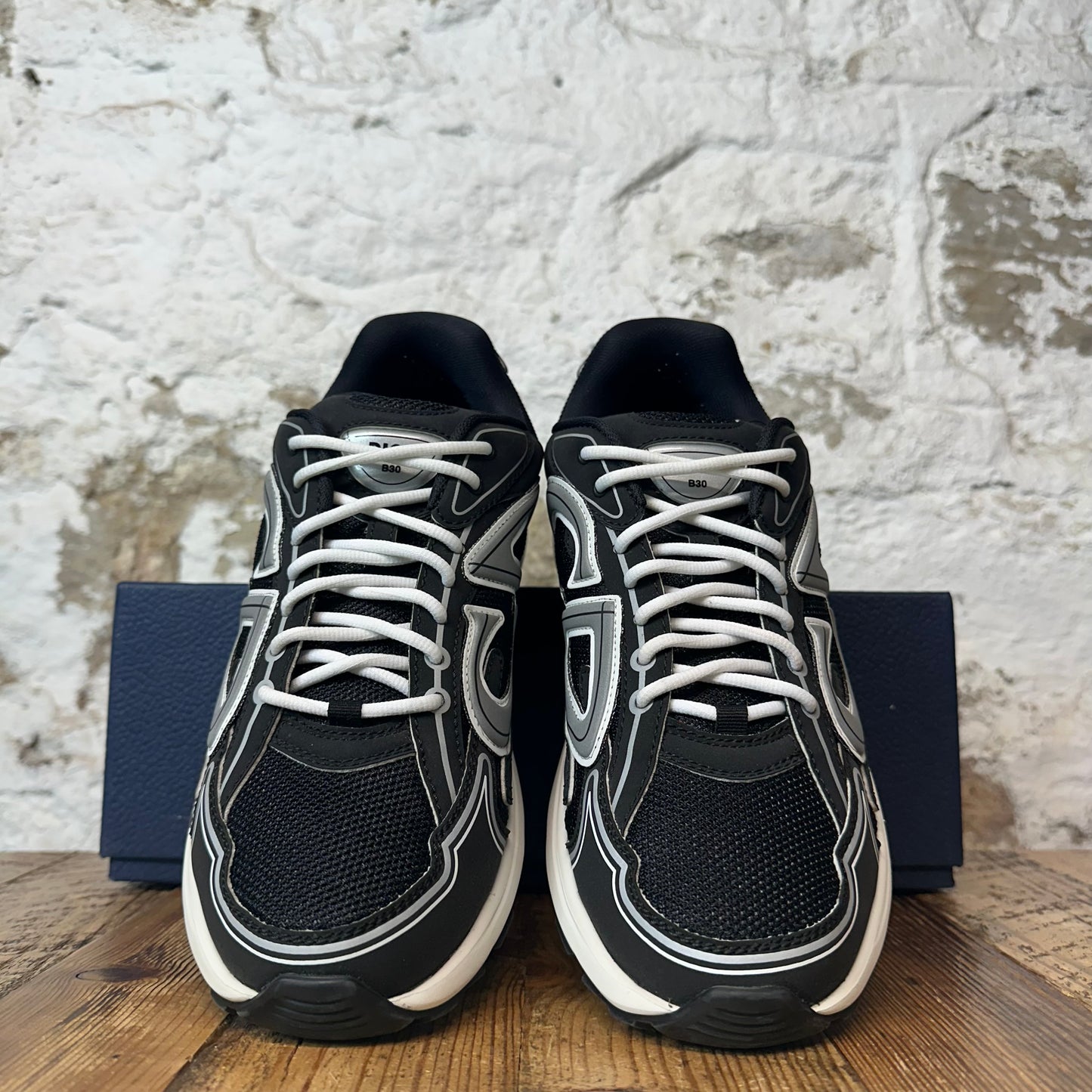 Dior B30 Black White Gray Sneaker Sz 10 (43)