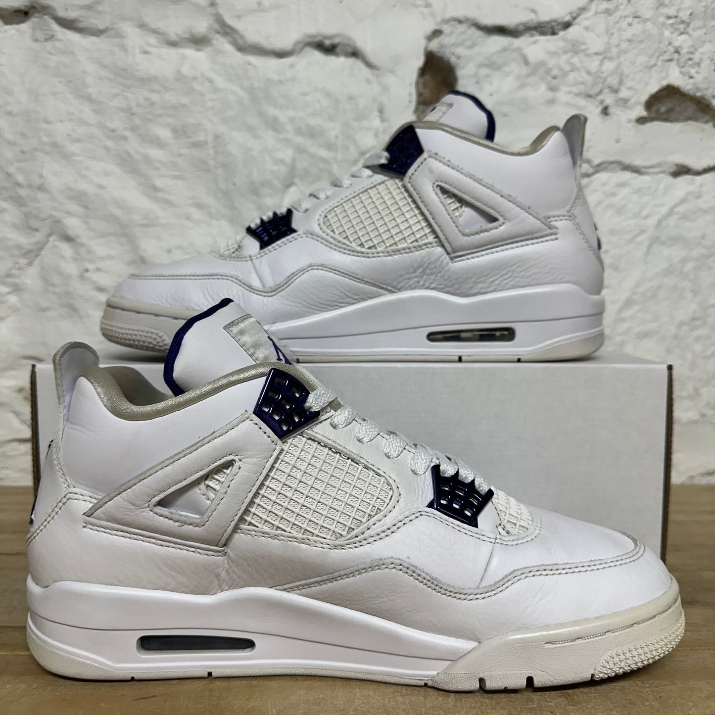 Air Jordan 4 Metallic Purple Sz 10