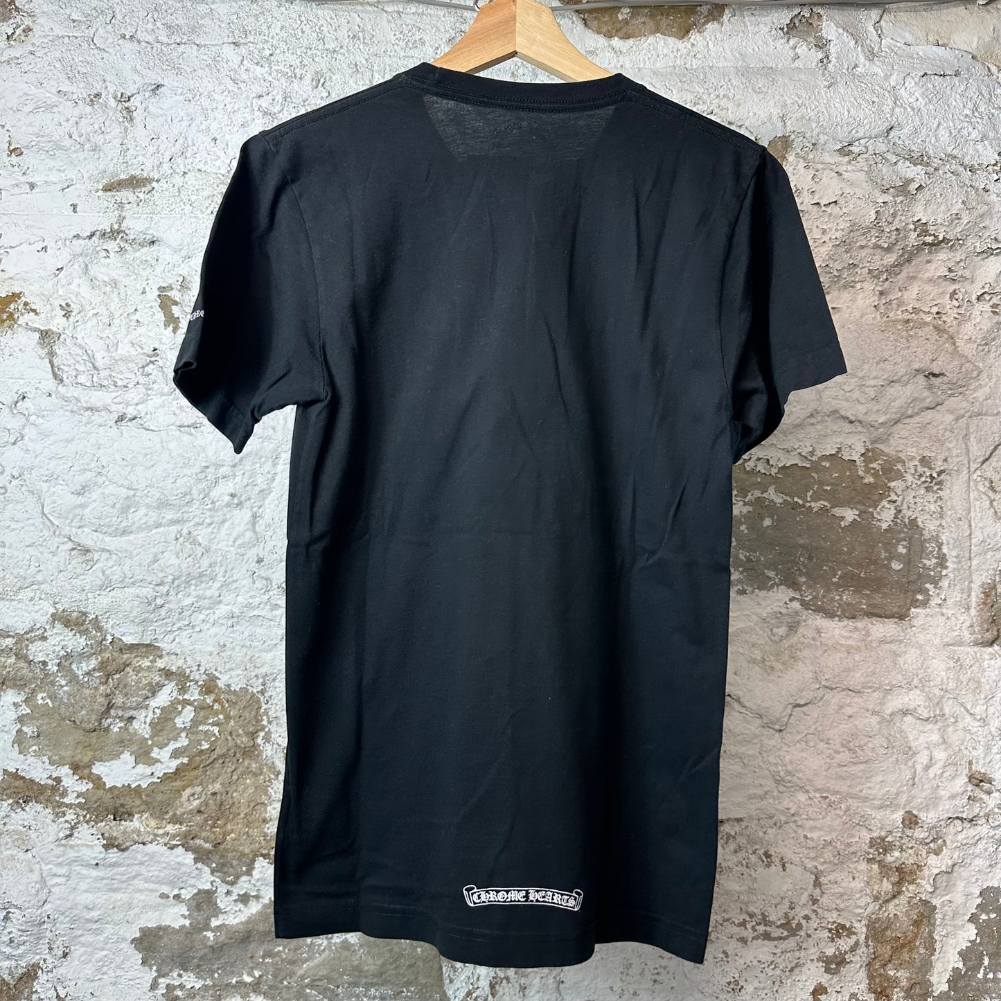 Chrome Hearts Neck Logo T-shirt Black Sz S