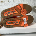 Louis Vuitton Grey Orange Trainer Sneaker Sz 10 (8.5LV)