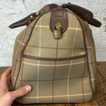 Burberry Plaid Duffle Bag