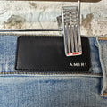 Amiri MX1 Cracked Orange Blue Denim Jeans Sz 29